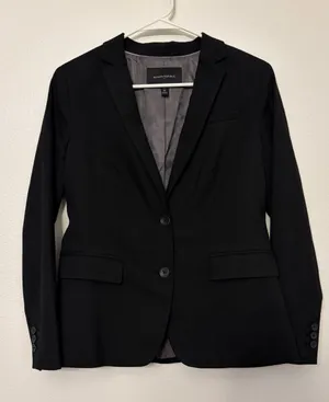 Banana Republic Black Women's Single-Breasted Blazer thumbnail 1