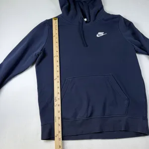 Nike Sportswear Club Hoodie Pullover Navy Casual Womens S Activewear Sportswear thumbnail 6