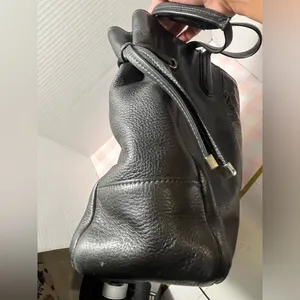 Coach Black and Glossy Leather Tote thumbnail 5