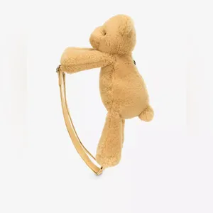 Jellycat Smudge Bear soft woven backpack 43cm thumbnail 3
