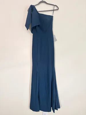 Dress the Population Georgina Peacock Blue Gown NWT thumbnail 3