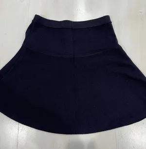 Tahari Navy Blue A-Line Knit‎ Skirt Classic Office Work Wear thumbnail 1