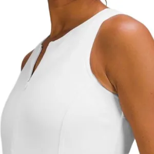 Lululemon Everlux Short-Lined 6” Inseam Tennis Tank Top Dress White Size 6 skort thumbnail 4