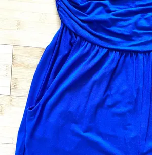 Pretty Blue Strapless Romper thumbnail 4