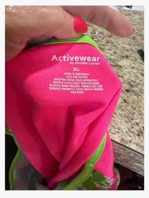 Women's Tie-Dye Scoop Neck Tank Top in Pink and Green thumbnail 5