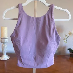Lululemon Align High-Neck Tank Top Light Support Lavender Lux Size 8 thumbnail 2