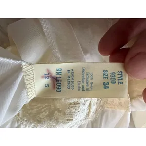 Olga Ivory Lace Nightgown Peignoir Set Size 34M Chemise Vintage, Lace, Wedding thumbnail 9