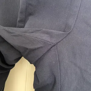 EUC Calvin Klein women’s navy blue‎ pull on stretch slim cut dress pants small thumbnail 3