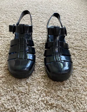 Jelly Sling back Heel Sandal Shoes Sz 6 thumbnail 3