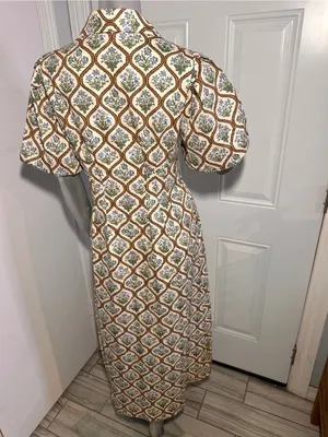Tuckernuck Mimi Midi Dress Small Floral Puff Sleeve Cottagecore Cotton thumbnail 9