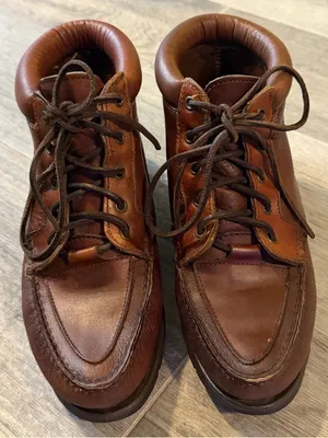 Timberland Boots Womens 9 M Ankle Booties Chukka Waterproof Lace Up Brown thumbnail 4