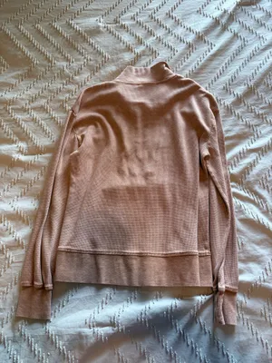Waffle knit pullover Pink thumbnail 2