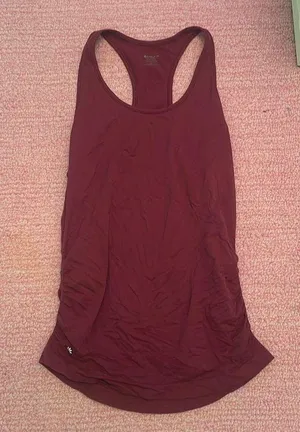 Athleta Rasberry/pink razor back tank top thumbnail 1