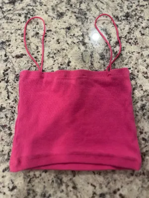 ZARA Pink Crop Top thumbnail 2