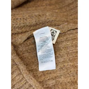 NWT Madewell Womens Vest Brown Stimpson Sweater Wool Knit Ribbed Pullover Medium thumbnail 9