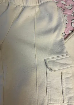Cotton On Cream Cargo Sweatpants thumbnail 3