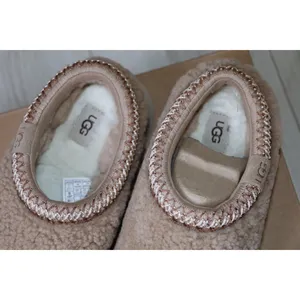 UGG Tazz Maxi Curly Genuine Shearling Platform Slippers thumbnail 6