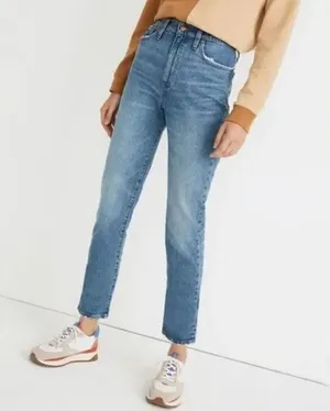 Madewell Classic Straight Jean M3520 Nearwood Wash Size 28 x 25.5 thumbnail 1