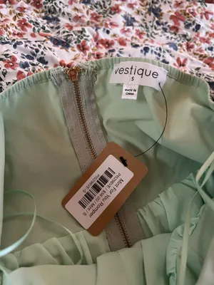 Vestique Mint Off Shoulder Romper thumbnail 6