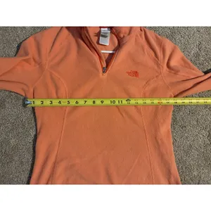 The North Face Fleece Pullover Womens M Coral 1/4 Zip TKA 100 Glacier Outdoor thumbnail 9