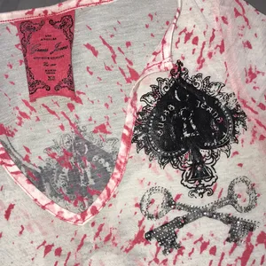 Guess Jeans Rhinestone V Neck thumbnail 2