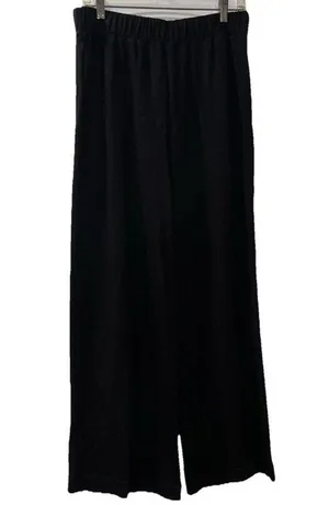 Old Navy Wide Leg Black Pull On Style Pants Women’s Medium thumbnail 1