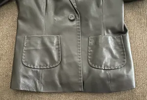 Olly Vintage  100% Leather Jacket thumbnail 3