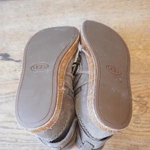 UGG Women's Size 8 Kalla Ankle Boots Grey Suede Moccasin Boho Indie Fall Casual thumbnail 7