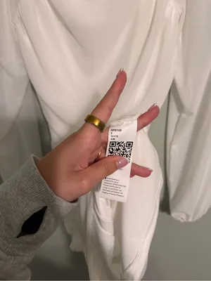 White Ruched Long Sleeve Mini Dress thumbnail 3