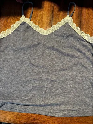 2pc tank and shorts pj set sz M Blue Size M thumbnail 1