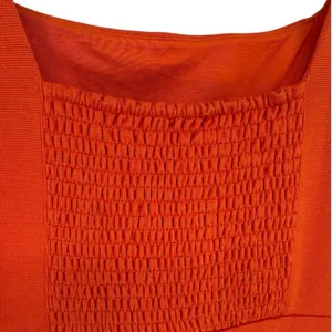 NWT‎ Anthropologie Ariana Square Neck Asymmetrical Ruffle Hem Tank Dress Medium thumbnail 9