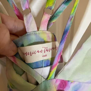 NWT American Threads Pastel Maxi Dress, Small‎ thumbnail 9