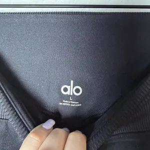Alo Yoga High Waist Airbrush Leggings Black Women's size L thumbnail 5