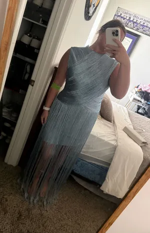Style by GG Dress Blue Size L thumbnail 1