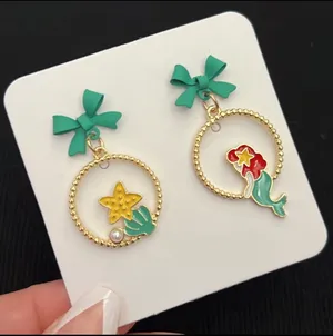 Disney “The Little Mermaid” Ariel Drop Earrings thumbnail 1