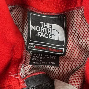 Vintage The North Face Jacket Womens XL Summit Series HyVent Red Gray‎ Hooded thumbnail 4