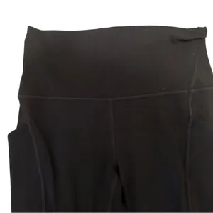 Align High Rise Crop with Side Pockets 23" Gray Size 6 LW6BKKS Damage thumbnail 3