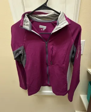 Salomon ActiLite Full Zip Softshell Running Jacket Purple thumbnail 1