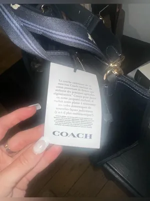 NIB + NWT Coach Smith Tote Bag In Gold/Dark Denim Gold Multi $428 MSRP thumbnail 13