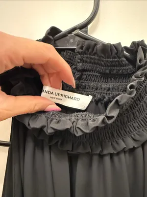 Amanda Uprichard Kimmie Black dress thumbnail 3
