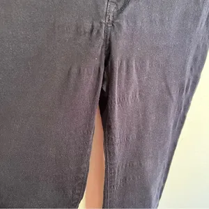L.O.G.G. H&M Women's‎ Size 6 Skinny Chino Pant Navy Blue Stretch Cotton thumbnail 3