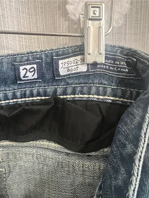 Miss Me Blue Distressed boot Jeans with Studded Pocket thumbnail 7