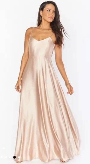 Show Me Your Mumu champagne faith maxi Dress thumbnail 1