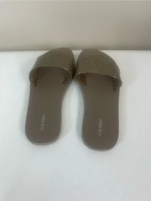 Old Navy Glitter Slide Sandals - Brown thumbnail 3
