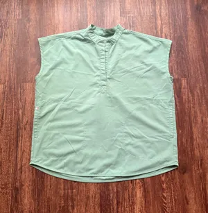 FIGS Women’s Jade Green Rafaela Oversized Scrub Top Nurse PO#1771 - Size M thumbnail 1