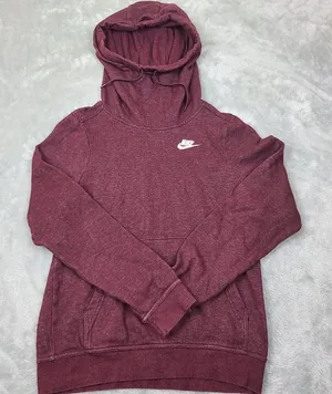 Womens Nike Pull Over Hoodie Size XS Thick Maroon G9‎ thumbnail 1