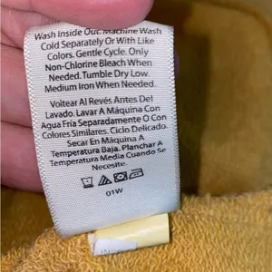 Time and Tru Mustard Yellow Crewneck Sweatshirt Medium‎ Casual Pullover Top thumbnail 6