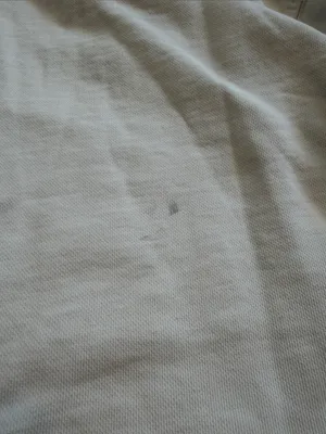 Madhappy Medium Cream Heavy Hoodie with Blue stitching and screen printed logo thumbnail 7