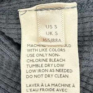 Free People We The Free Small Gray Arlo Thermal‎ Waffle Knit Oversized OB1169470 thumbnail 10