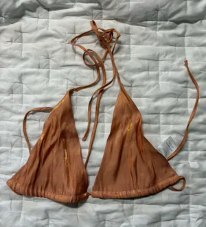 Orange Peppermayo Bralette Top thumbnail 1